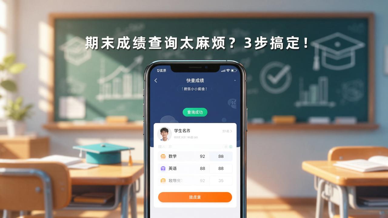 期末成绩查询太麻烦？快查成绩小程序，老师学生都爱用！