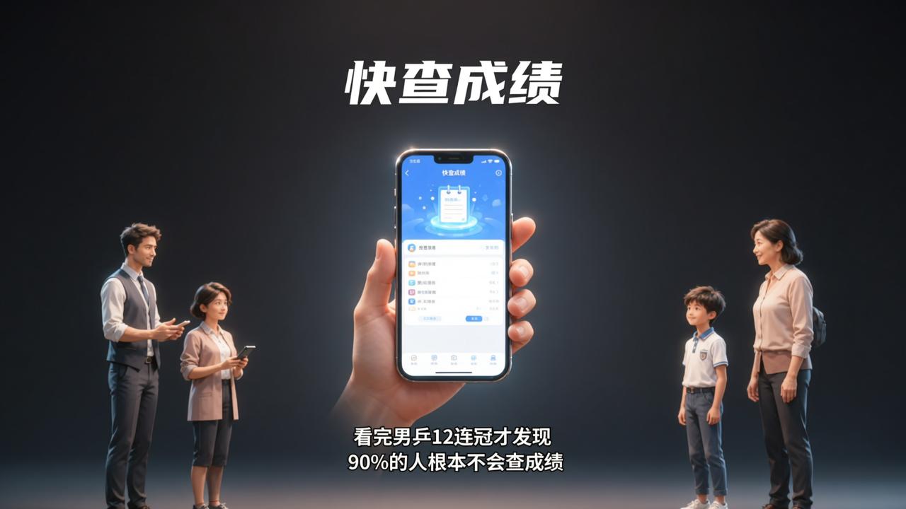 看完男乒12连冠才发现，90%的人根本不会查成绩