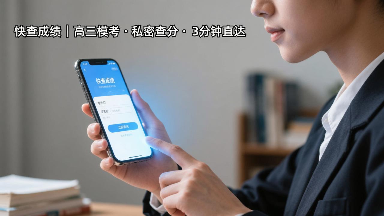 高三模考成绩发布难？快查成绩3分钟一对一私密查分
