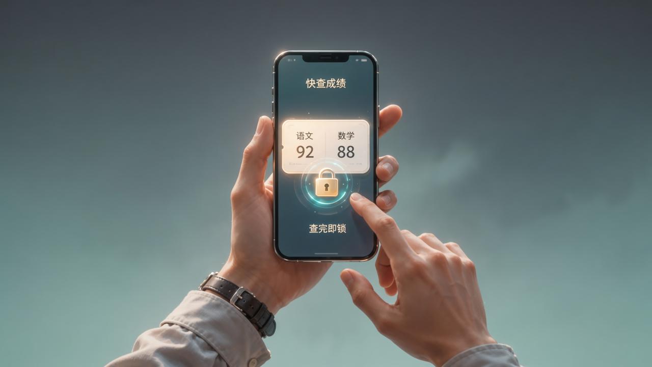 如何私密查成绩：快查成绩，查完即锁防偷看