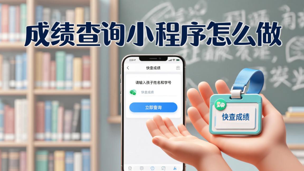 成绩查询小程序怎么做