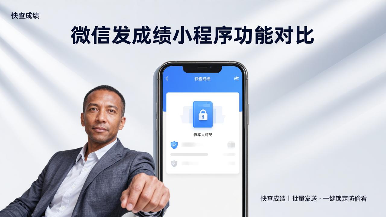 微信发成绩小程序功能对比：谁支持批量发、谁支持锁定防偷看