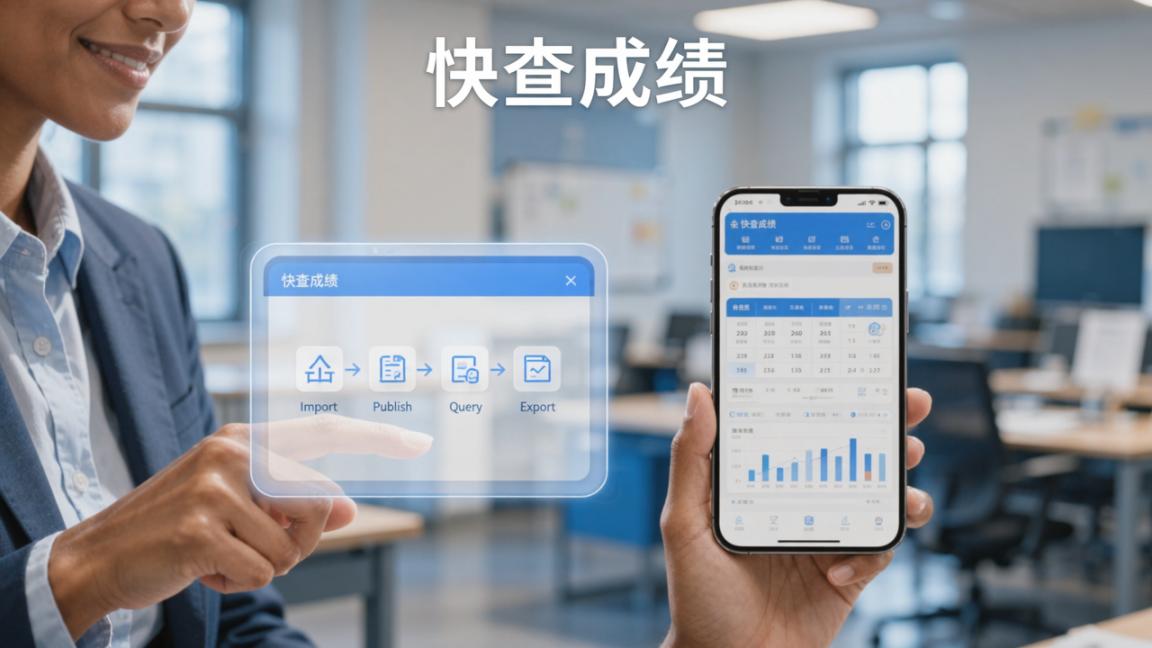 查成绩用什么软件比较好用？「快查成绩」导入→发布→查询→导出全搞定