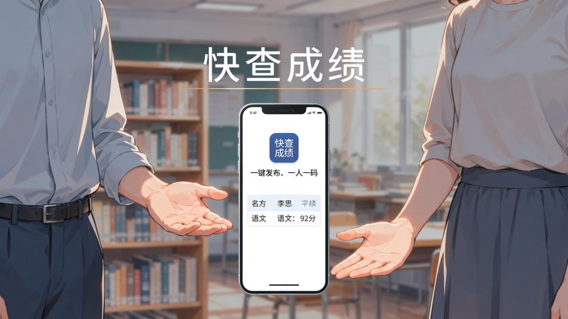 查成绩的小程序哪个好用？「快查成绩」一键发布、一人一码