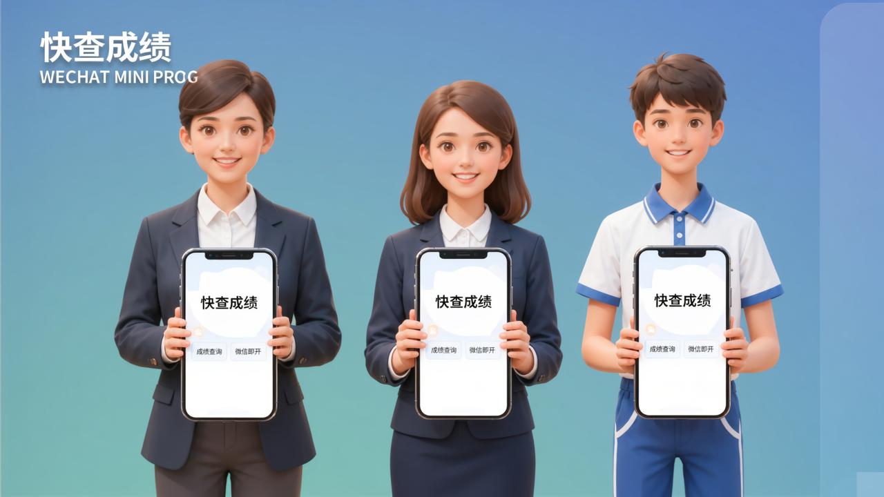 查成绩用哪个平台好？「快查成绩」微信小程序，不用下载直接查
