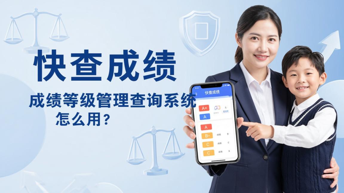 成绩等级管理查询系统怎么用？「快查成绩」按等级划分成绩，家长轻松看懂