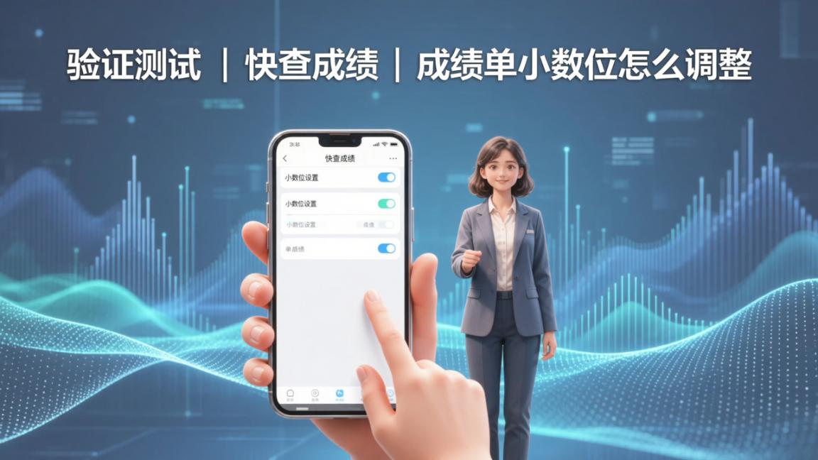 验证测试_快查成绩_成绩单小数位怎么调整