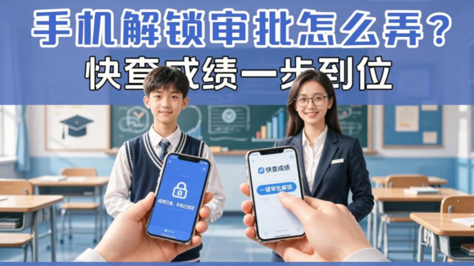 手机解锁审批怎么弄？快查成绩，学生查完锁手机老师线上审批解锁