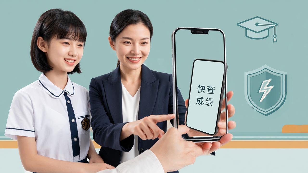 发成绩这件事，本来不用这么麻烦——快查成绩，扫码一对一私密查分