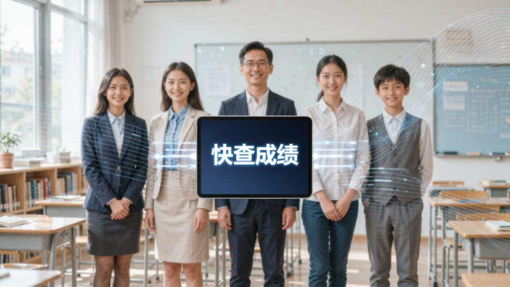 为什么现在老师发成绩都不用一个个念了？快查成绩，学生扫码只查自己的，查完自动锁定