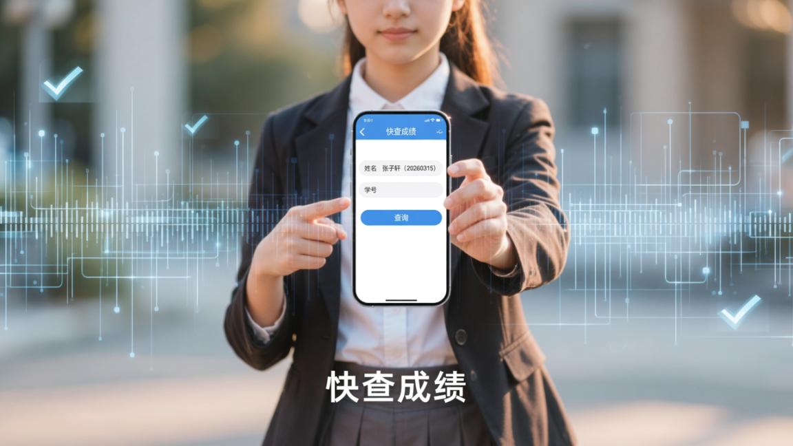 查到的是别人的成绩，是系统错了吗？快查成绩，先核对姓名学号，一对一查分不串号