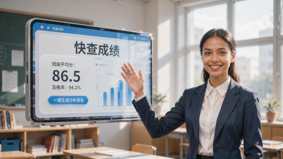 考完一场要交质量分析，平均分及格率还得手算？快查成绩，导入成绩表自动统计，奖状也能一键发放